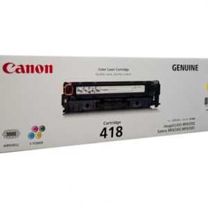 GENUINE CANON CART418Y YELLOW TONER 2,900 PAGES to suit CANON MF8350CDN, CANON MF8380CDW, CANON MF8580CDW Free delivery with an order of 2x items