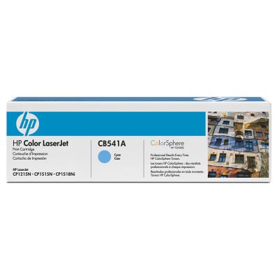 HP 125A CB541A CYAN TONER CART suits Laserjet CP1215, CP1515, CP1515n , CP1518ni, CM1312, CP1312nfi , CP1210, CP1510 - 1,400 pages - TPC require an order of at least 2x of our products to be able to do free delivery