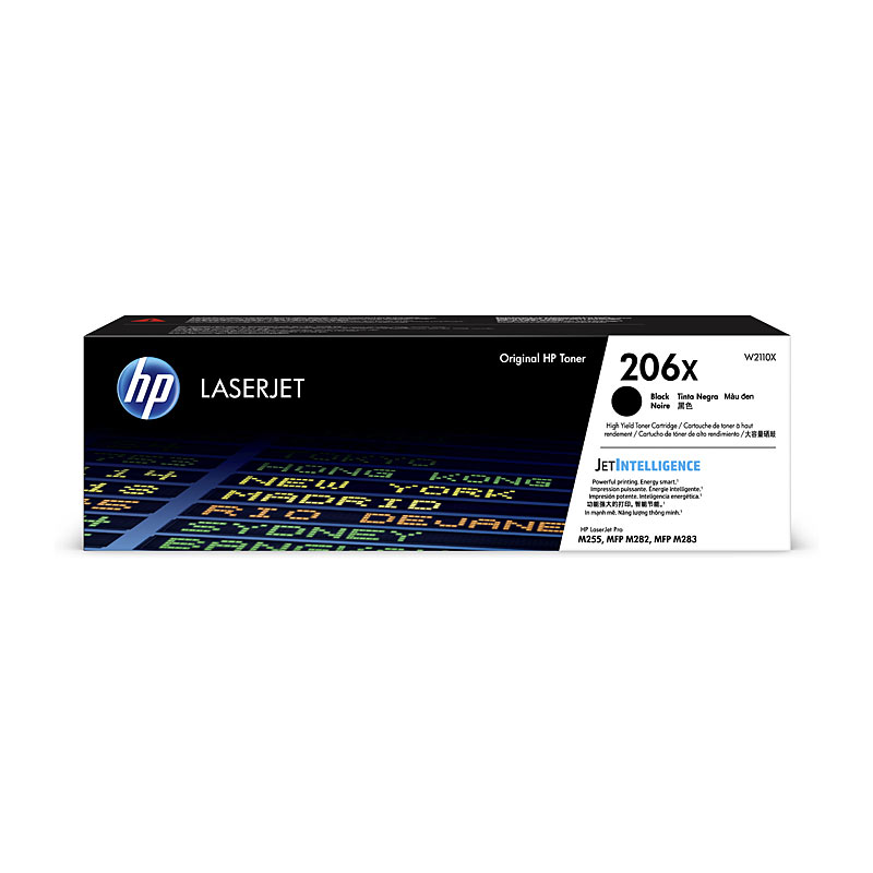 GENUINE HP 206X Black Toner Cartridge W2110X - 3,150 pages suits HP LASERJET PRO M255, HP LASERJET PRO M282, HP LASERJET PRO M283 TPC require an order of 2x items to be able to do FREE DELIVERY