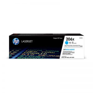 HP 206X Cyan Toner Cartridge W2111X - 2,450 pages suits HP LASERJET PRO M255, HP LASERJET PRO M282, HP LASERJET PRO M283 PROMPT FREE DELIVERY