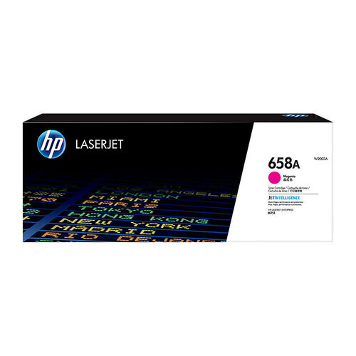 W2003A HP 658A Magenta Toner Cartridge - 6,000 page yield - suits HP COLOR LASERJET M751 Prompt free delivery