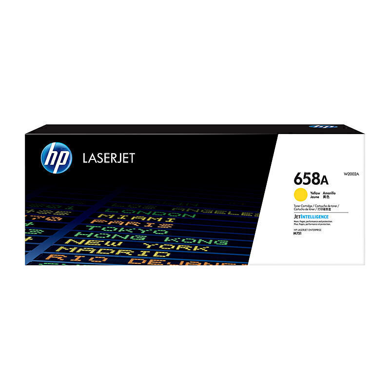 W2002A HP 658A Yellow Toner Cartridge - 6,000 page yield - suits HP COLOR LASERJET M751 Prompt free delivery