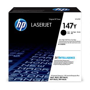 W1470Y HP 147Y Black Toner - 42,000 page yield - suits HP LASERJET ENT M611,HP LASERJET ENT M612,HP LASERJET ENT MFP M634,HP LASERJET ENT MFP M635,HP LASERJET ENT MFP M636 Prompt free delivery