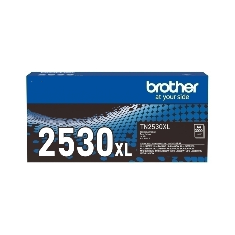 GENUINE Brother TN2530XL Toner Cartridge - 3,000 pages suits BROTHER MFCL2880DWXL, BROTHER MFCL2920DW, BROTHER MFCL2880DW, BROTHER MFCL2820DW, BROTHER DCPL2640DW, BROTHER MFCL2800DW, BROTHER HLL2480DW, BROTHER HLL2464DW, BROTHER HLL2460DWXL, BROTHER HLL2460DW, BROTHER HLL2400DW, BROTHER HLL2445DW TN-2530XL TPC need an order of at least 2x items to be able to do free delivery