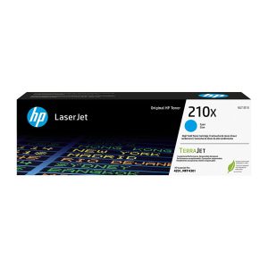 GENUINE HP 210X Cyan Toner W2101X - 5,500 pages suits HP COLOUR LASERJET PRO 4203, HP COLOUR LASERJET PRO MFP 4303, HP COLOUR LASERJET PRO 4201DN TPC need an order of at least 2x items to be able to do free delivery
