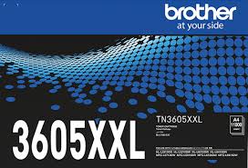 Brother TN3605XXL Toner Cartridge - 11,000 page yield - suits BROTHER MFCL6720DW, BROTHER MFCL5915DW, BROTHER MFCL5710DW, BROTHER HLL6210DW, BROTHER HLL5210DW, BROTHER HLL5210DN TN-3605XXL -  MFCL2920DW TPC need an order of at least 2x items to be able to do free delivery